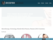 Tablet Screenshot of dermoaroma.com